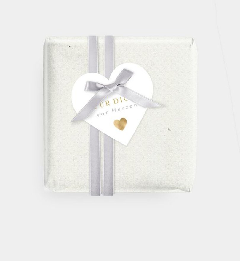 Geschenkanhänger Hochzeit Du bist mein Herz