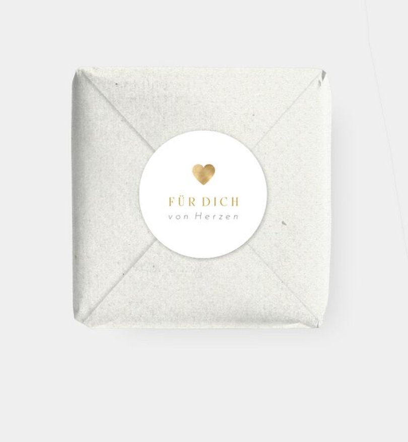 Geschenkaufkleber Valentinstag Du bist mein Herz