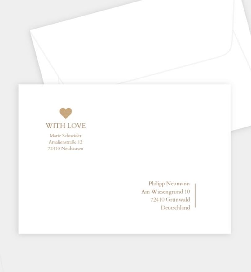 Briefumschlag valentinstag/briefumschlag/occasion By your Side · Crafty