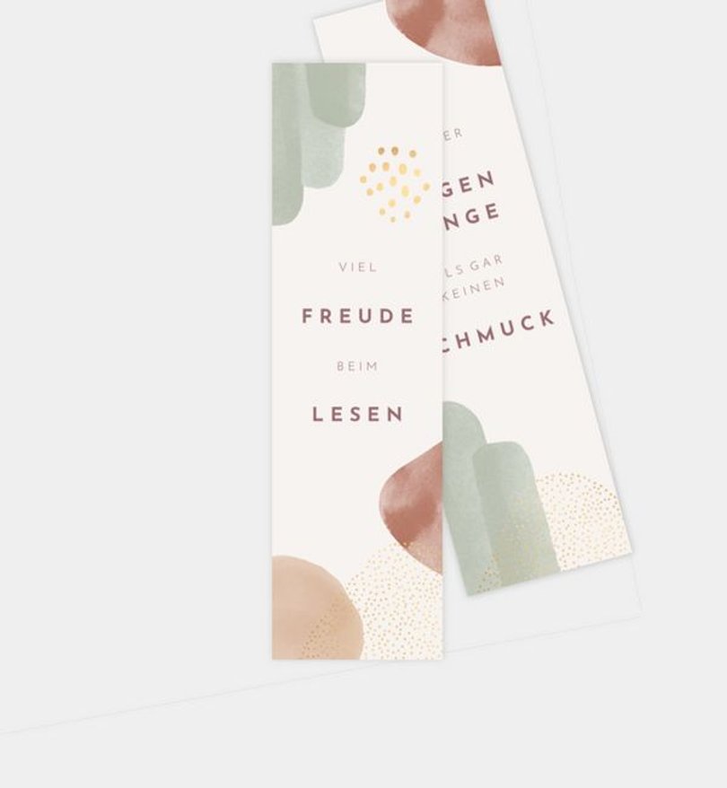 Lesezeichen Allgemein Watercolor Art