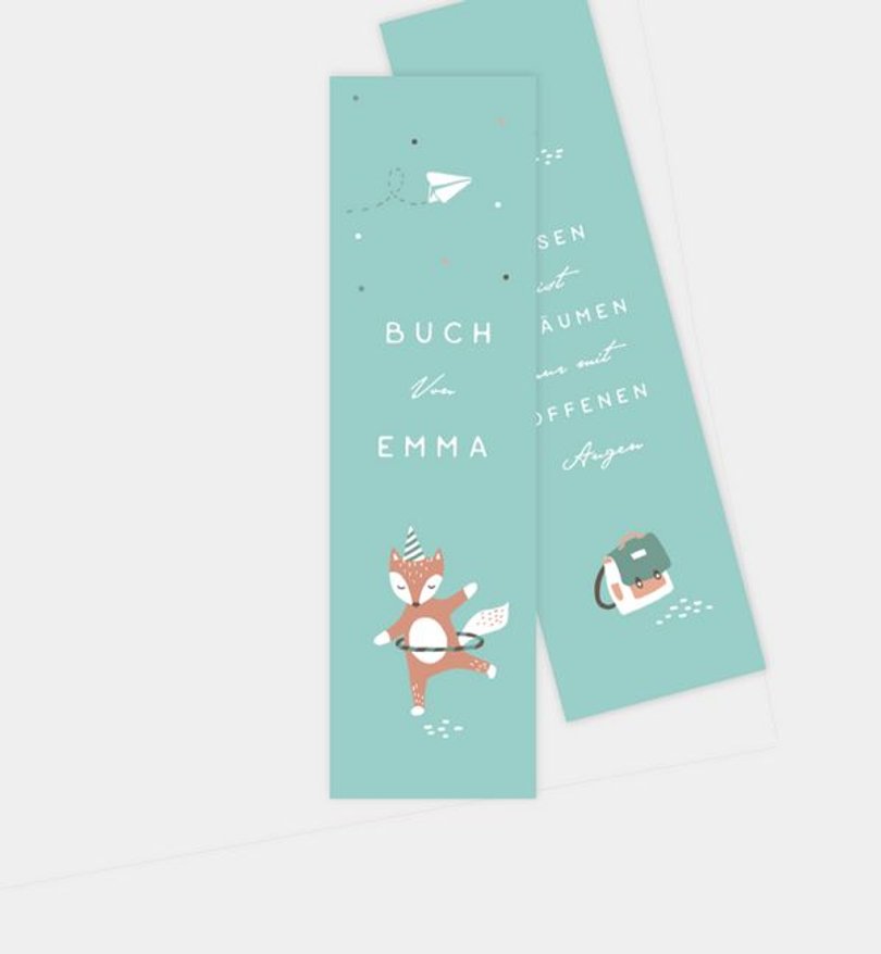 Lesezeichen Allgemein Cute Fox