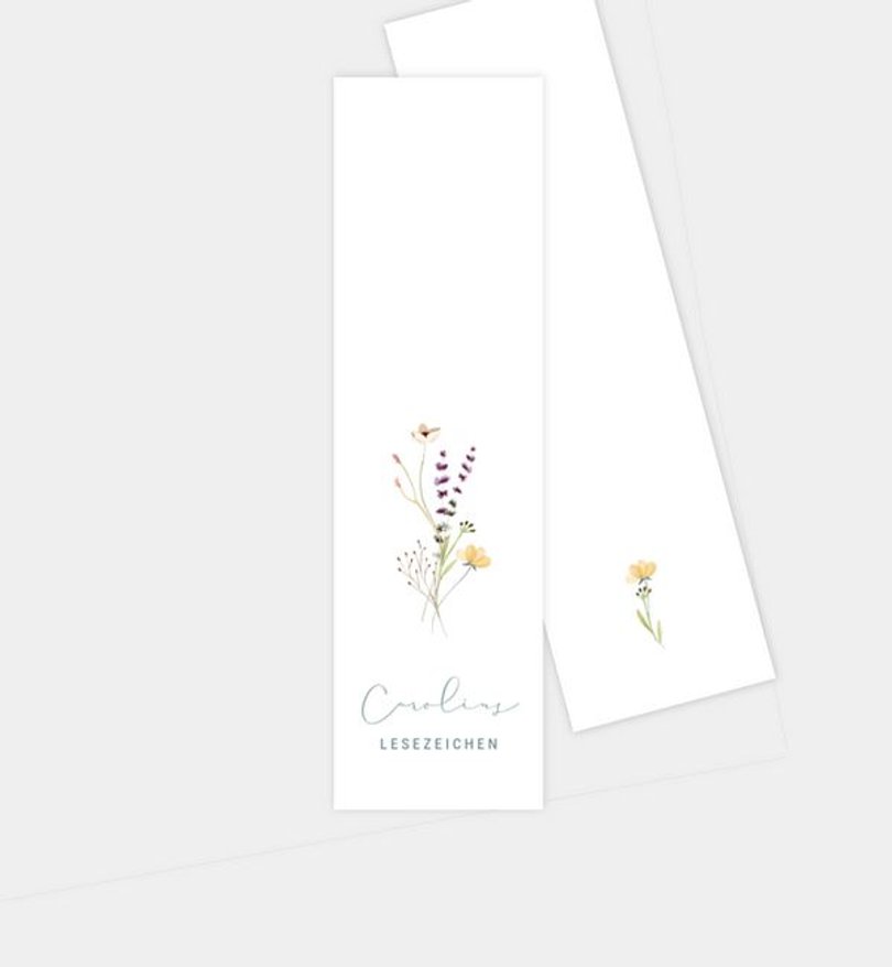 Lesezeichen Allgemein Floral Art