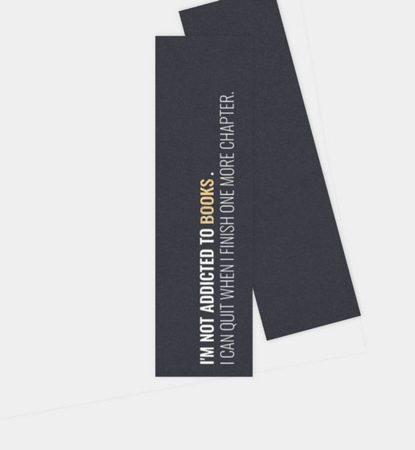 Lesezeichen Allgemein Typography
