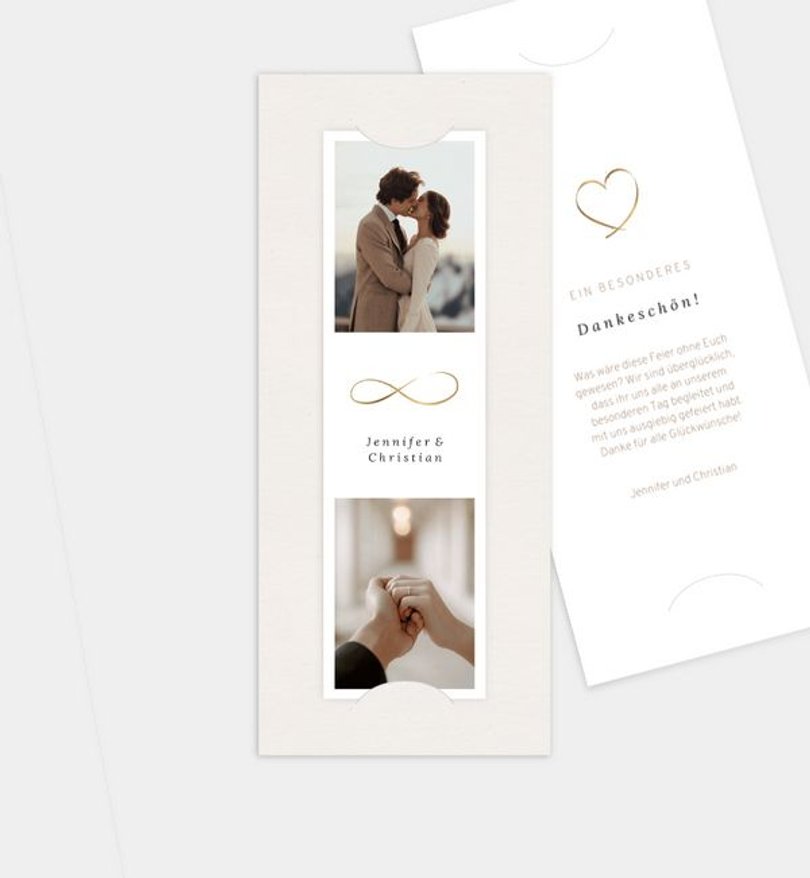 Dankeskarte Hochzeit Liebeswerte