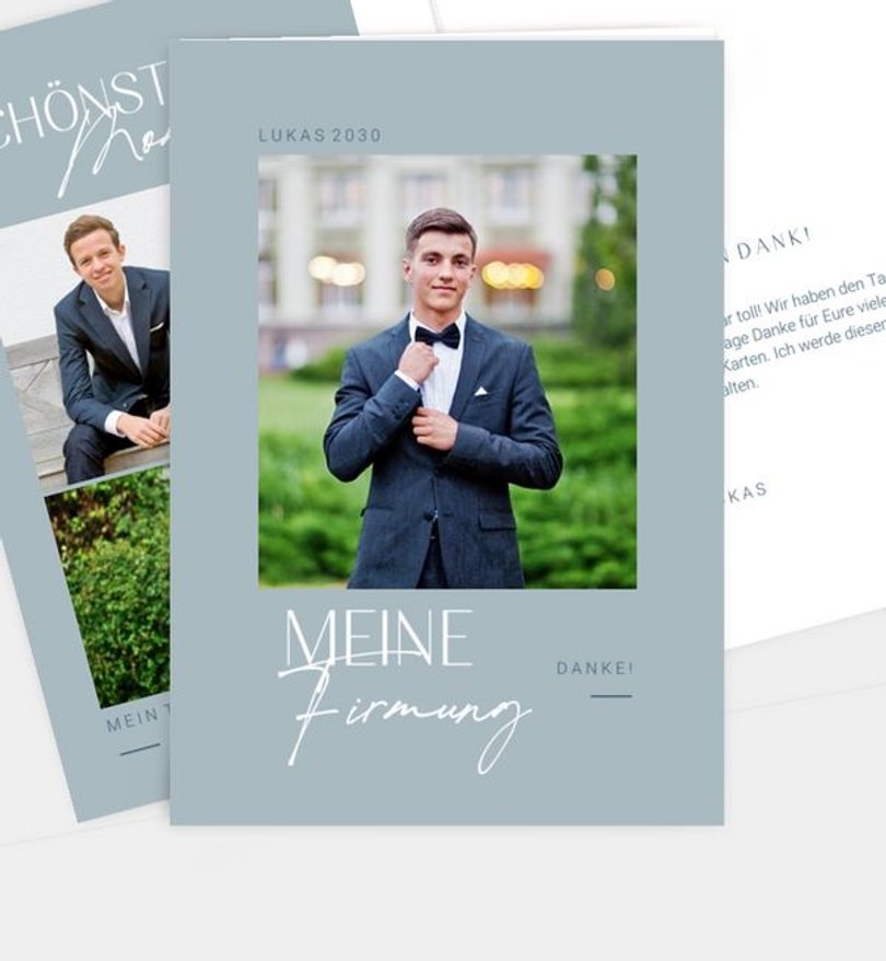Dankeskarte Firmung Firmungsbote