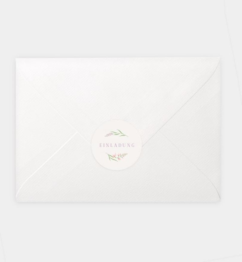 Siegelsticker jugendweihe/siegelsticker/occasion Frühlingsduft