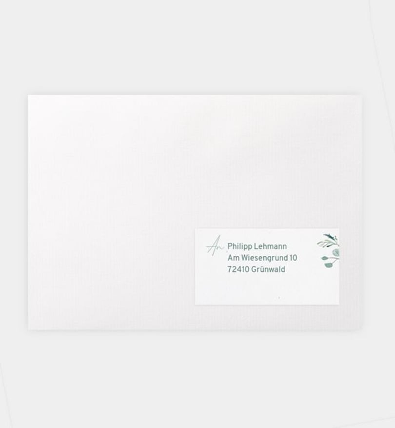 Empfängeraufkleber kommunion/empfaengeraufkleber/occasion Sommerduft
