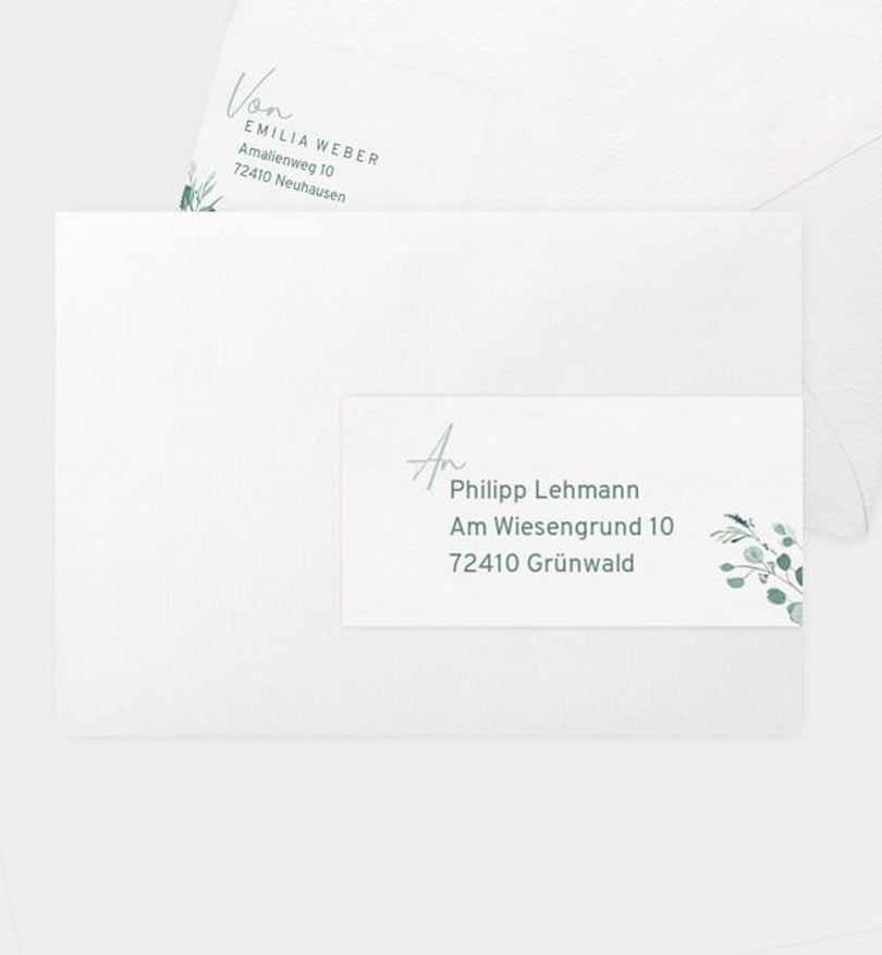 Adressaufkleber kommunion/adressaufkleber/occasion Sommerduft