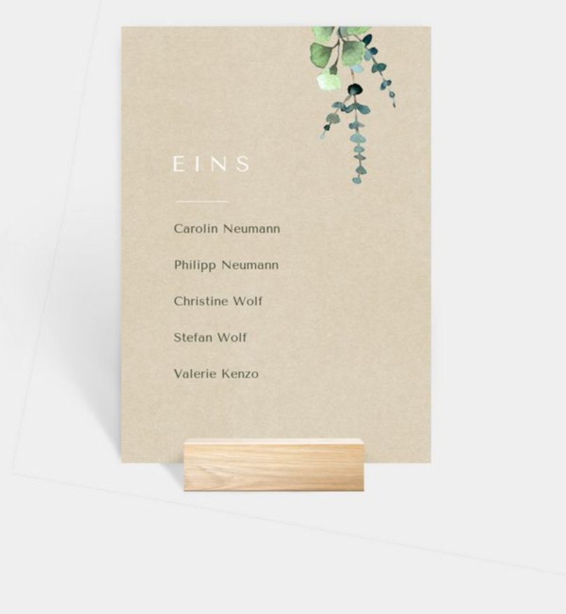 Gruppentischkarte Kommunion Schönes Land · Vintage