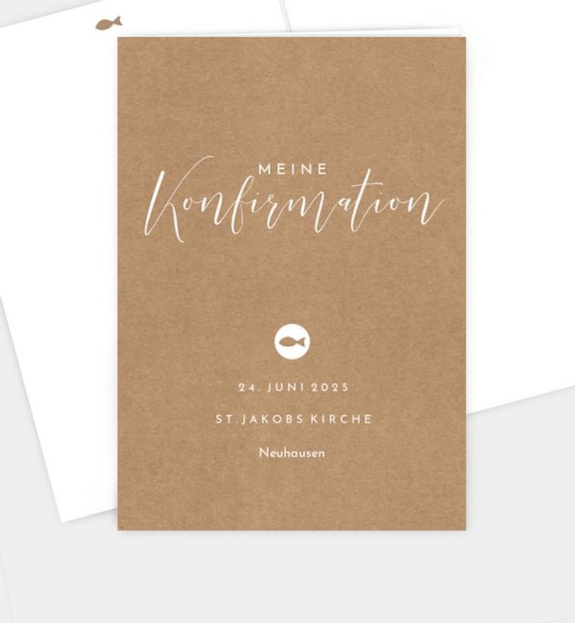 Kirchenheft Konfirmation Crafty & easy