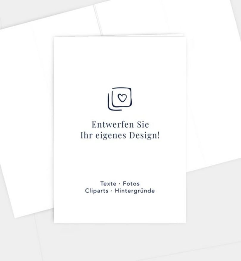 Trauerkarte Trauer Blanko Design
