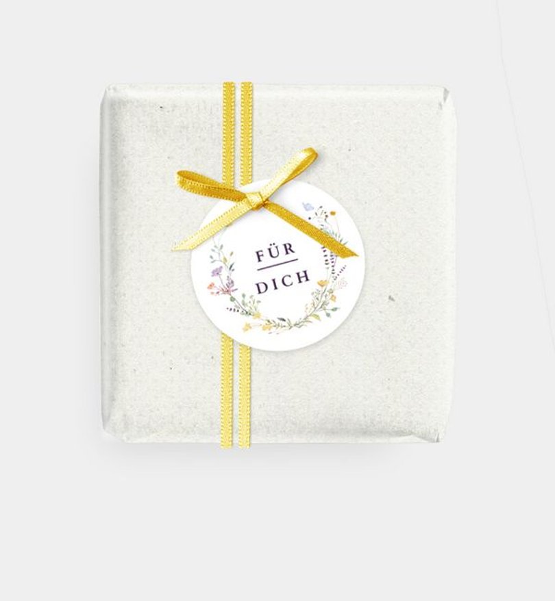 Geschenkanhänger Ostern Blütengarten
