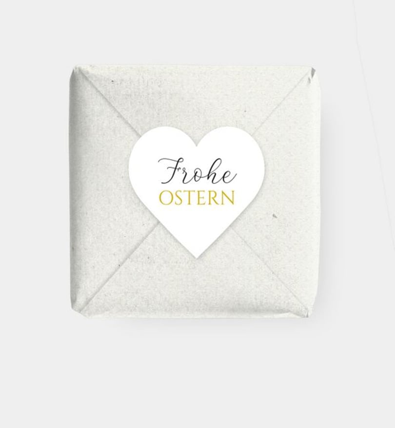 Geschenkaufkleber Ostern Edel