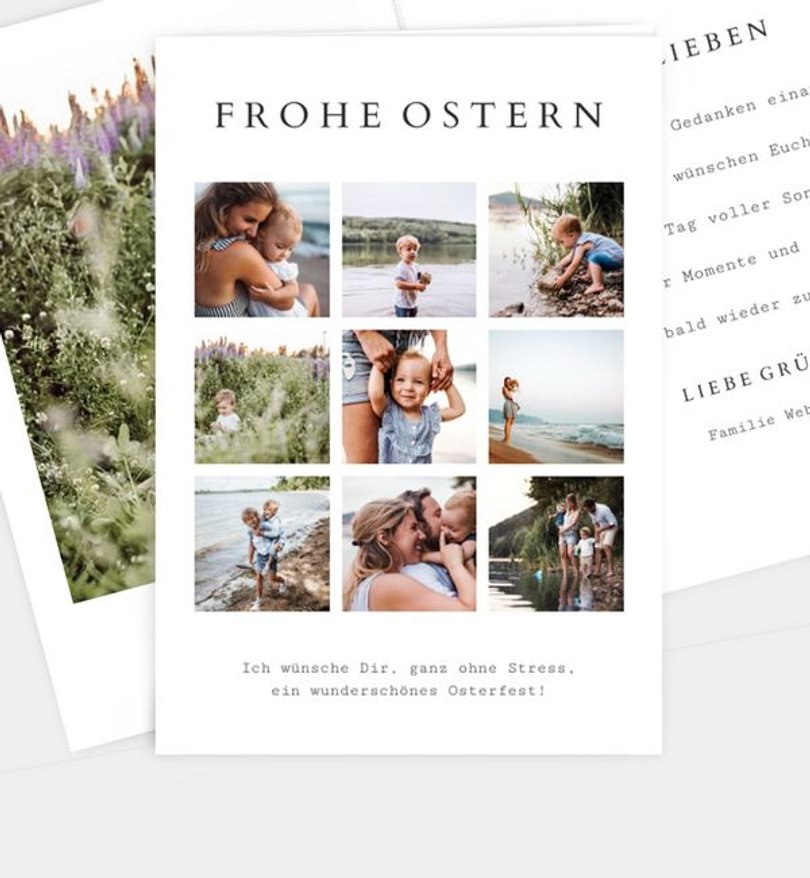 Grußkarte Ostern Easter Story
