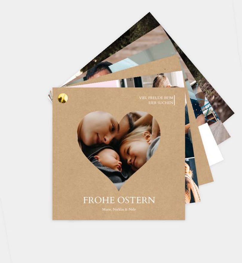 Grußkarte Ostern By your Side · Crafty