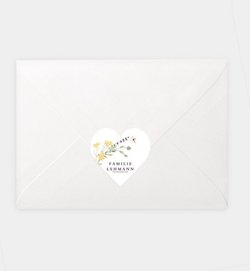Siegelsticker jugendweihe/siegelsticker/occasion Blütengarten