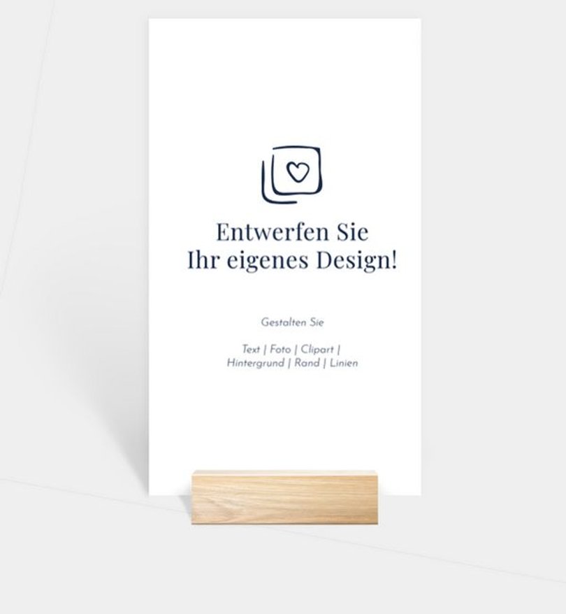 Menükarte Kindergeburtstag Blanko Design