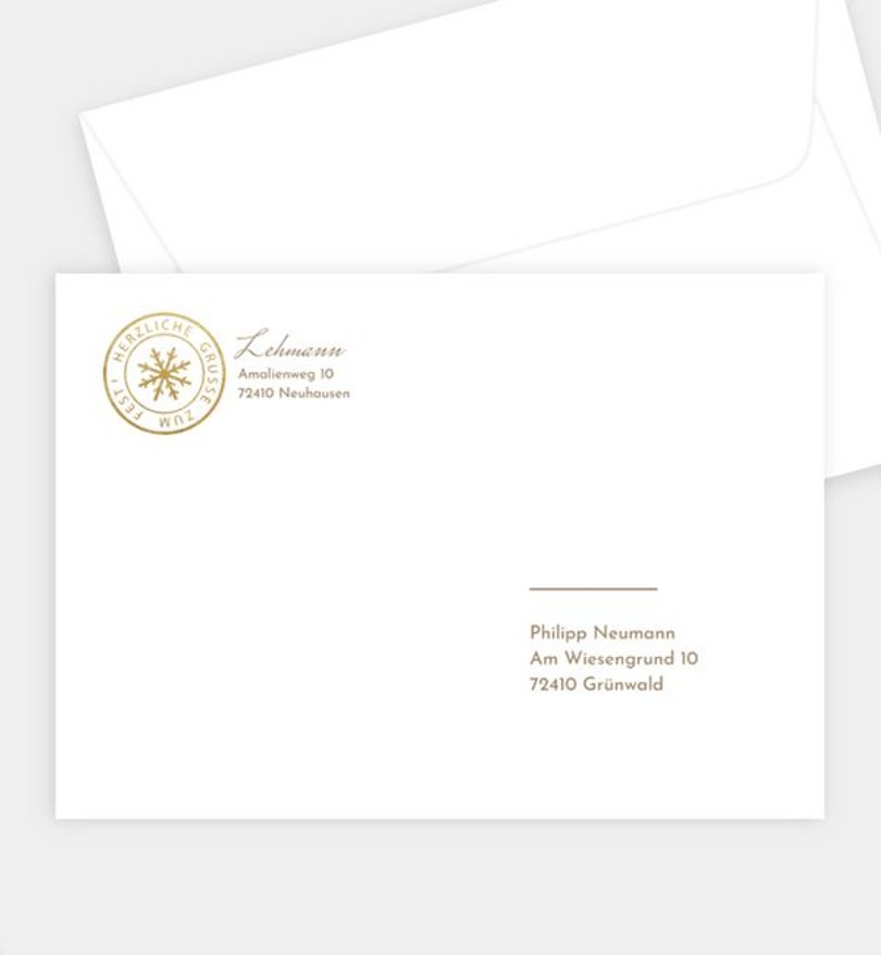 Briefumschlag Weihnachten Weihnachtsbrief · Crafty
