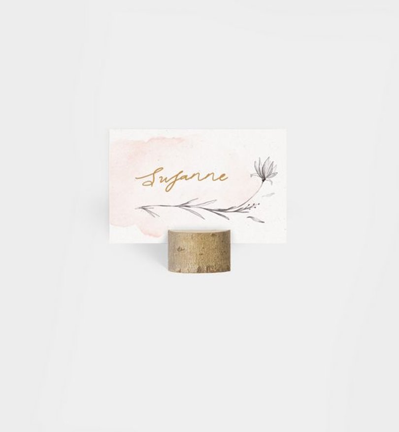 Tischkarte Hochzeit Lovely Blush