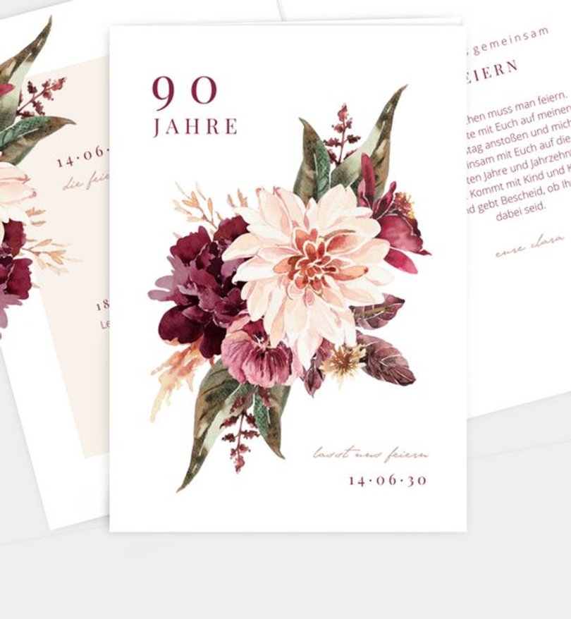 Einladungskarte Geburtstag Boho Party