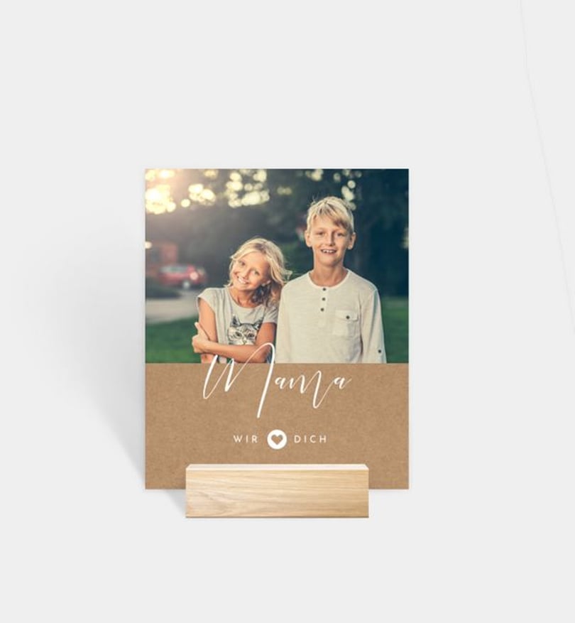 Fotoaufsteller Muttertag Easy family life