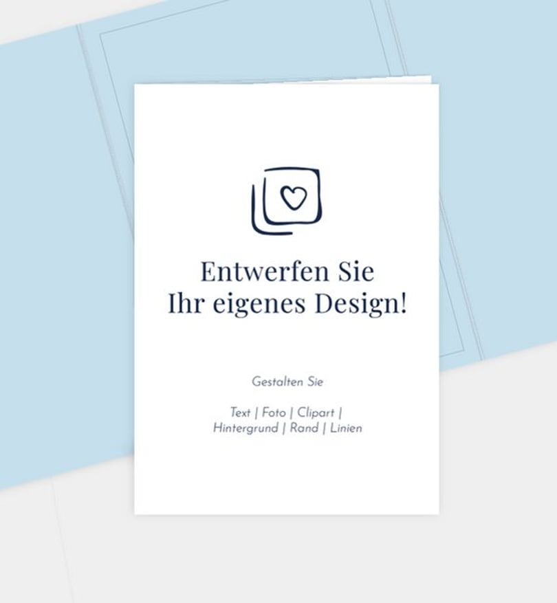 Grußkarte Vatertag Blanko Design