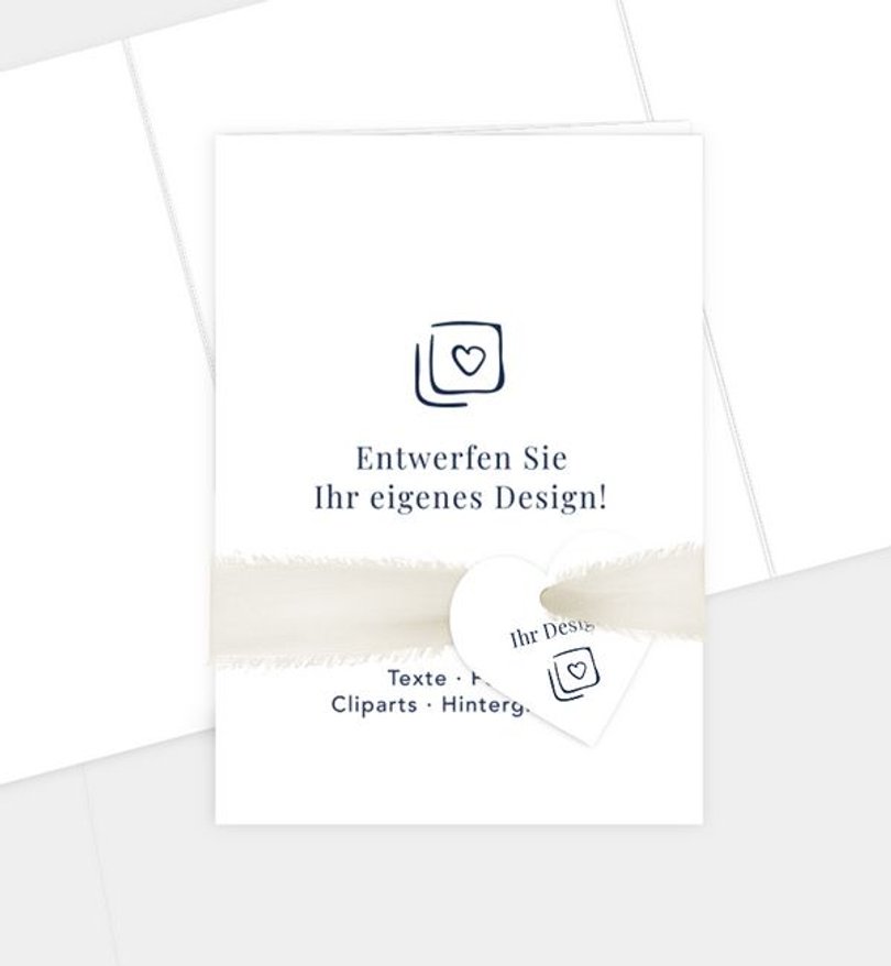 Grußkarte Vatertag Blanko Design