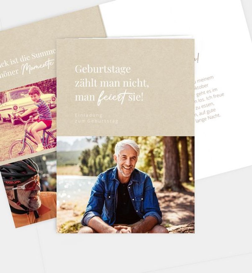 Einladungskarte Geburtstag Birthday Magic · Vintage