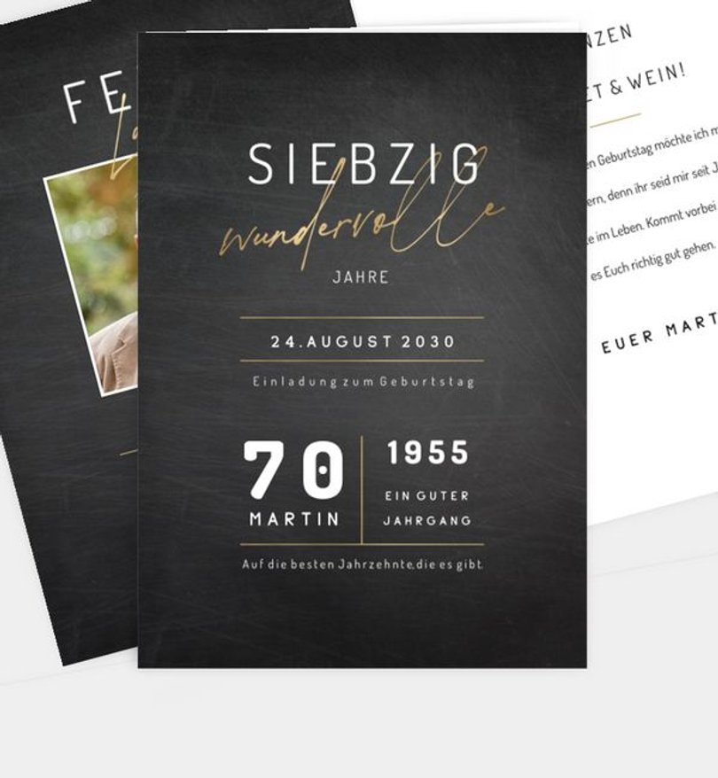 Einladungskarte Geburtstag Party Poster