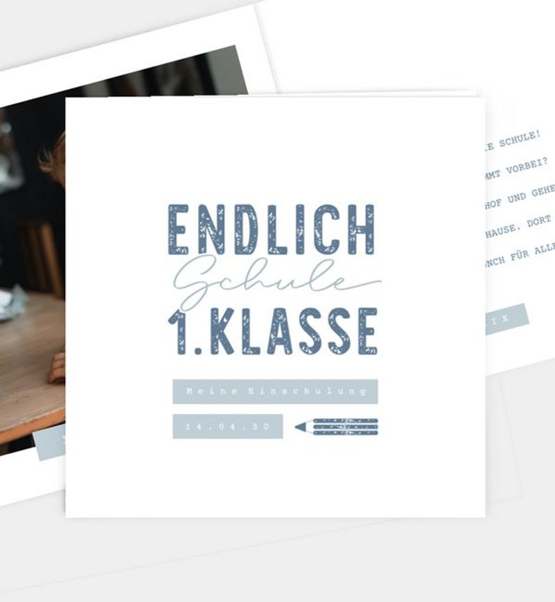 Einladungskarte Einschulung My Day
