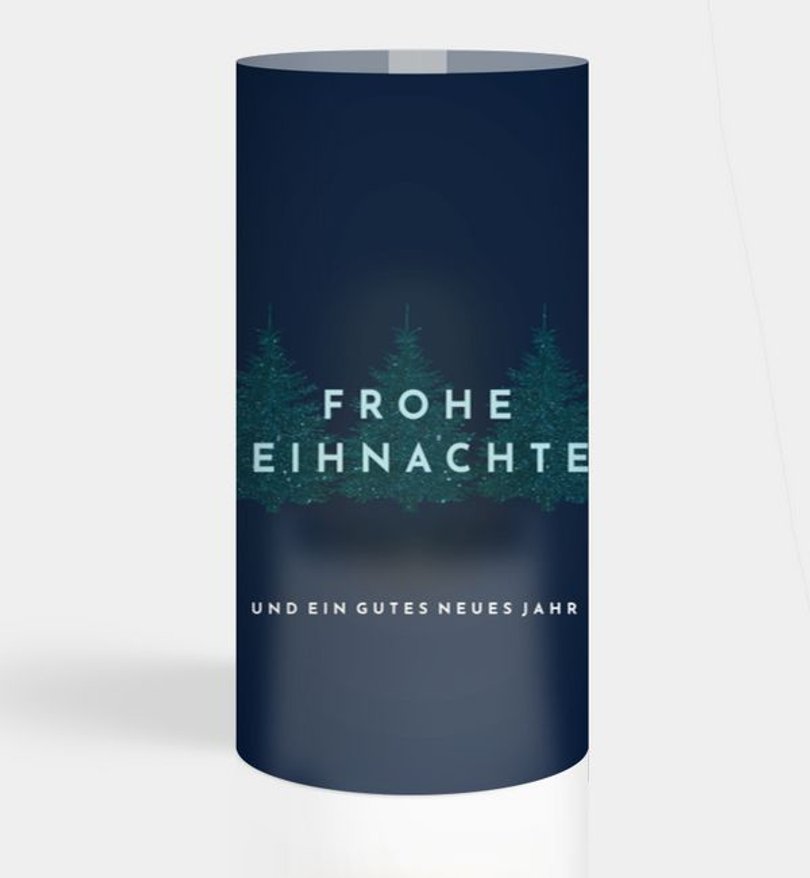 Windlichtkarte Geschäftlich Heilige Nacht