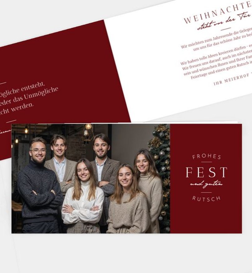 Weihnachtskarte Weihnachten geschäftlich Weihnachtszauber