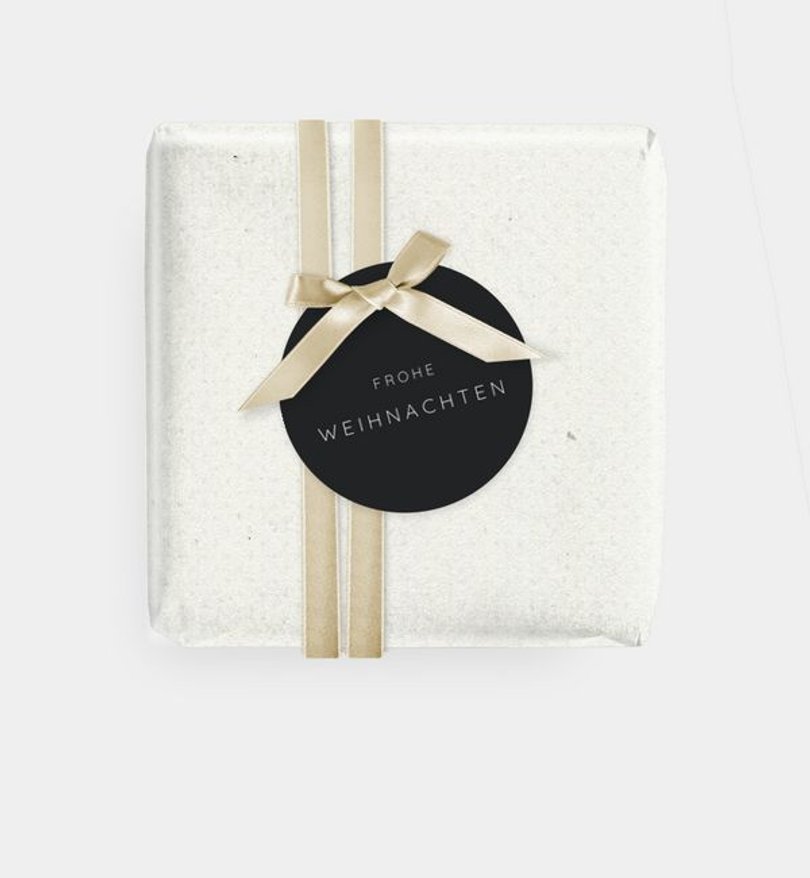 Geschenkanhänger Geschäftlich Schneeflocken
