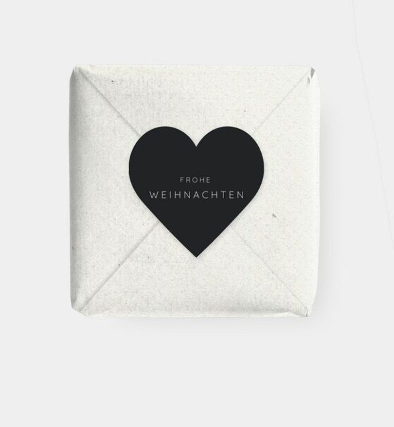 Geschenkaufkleber Geschäftlich Schneeflocken
