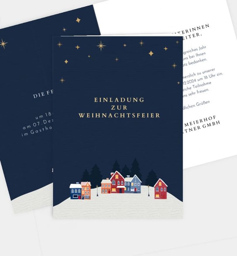 Weihnachtsfeier Weihnachtsfeier Winternacht