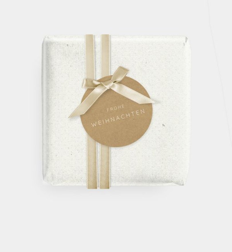 Geschenkanhänger Geschäftlich Schneeflocken