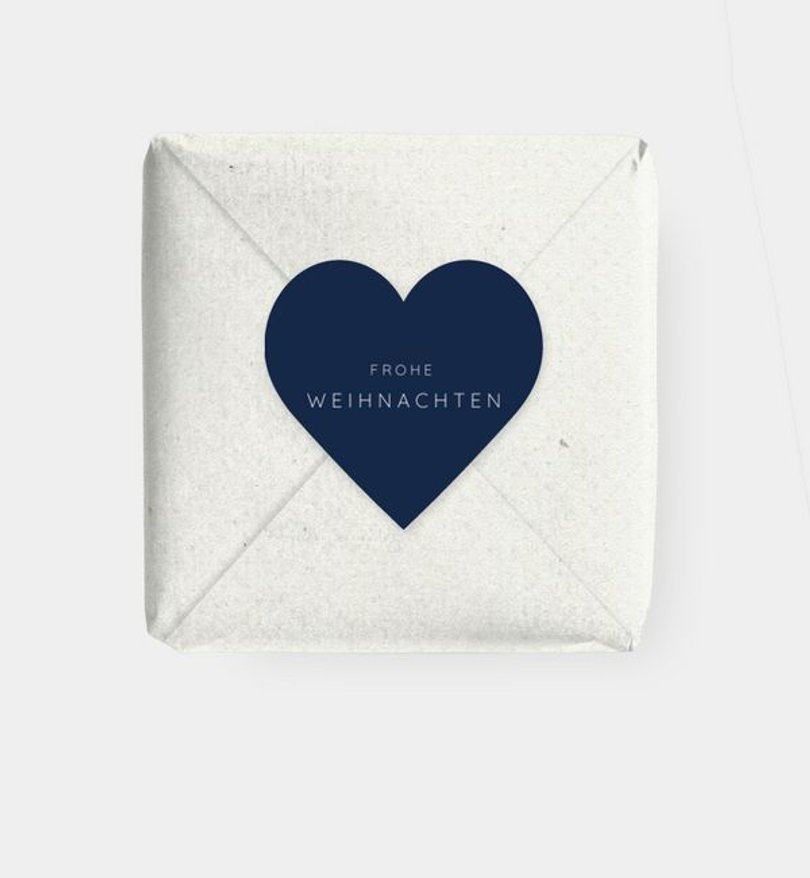 Geschenkaufkleber Geschäftlich Schneeflocken