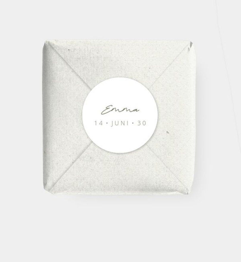 Geschenkaufkleber Geburt Miracolo