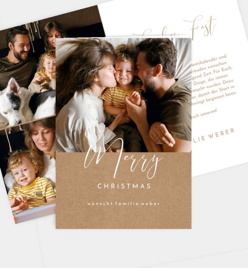 Weihnachtskarte Weihnachten/Privat Easy Christmas