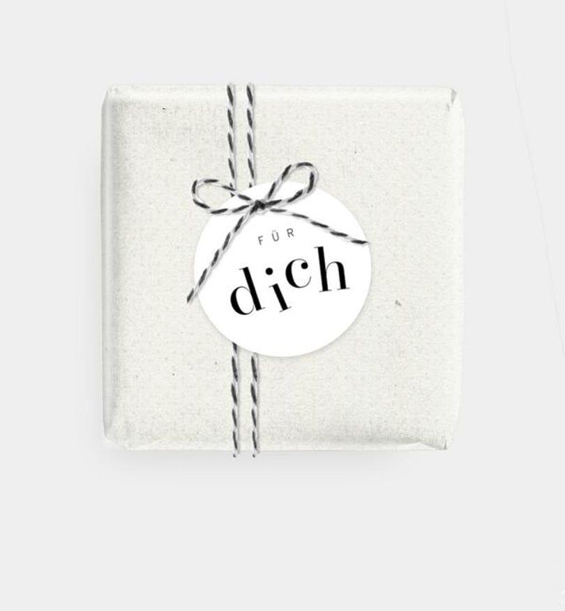 Geschenkanhänger Weihnachten Jumping Letters
