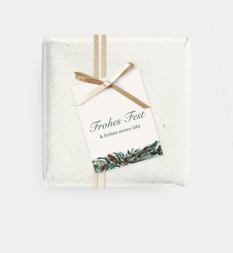 Geschenkanhänger Geschäftlich Voller Weihnachtsfreude