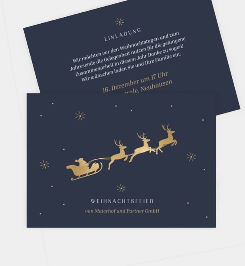 Weihnachtsfeier Weihnachtsfeier Weihnachtsschlitten