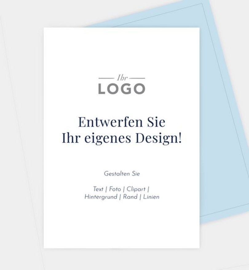 Neujahrskarte Geschäftlich Blanko Design