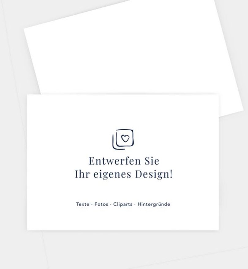 Antwortkarte Weihnachten Blanko Design