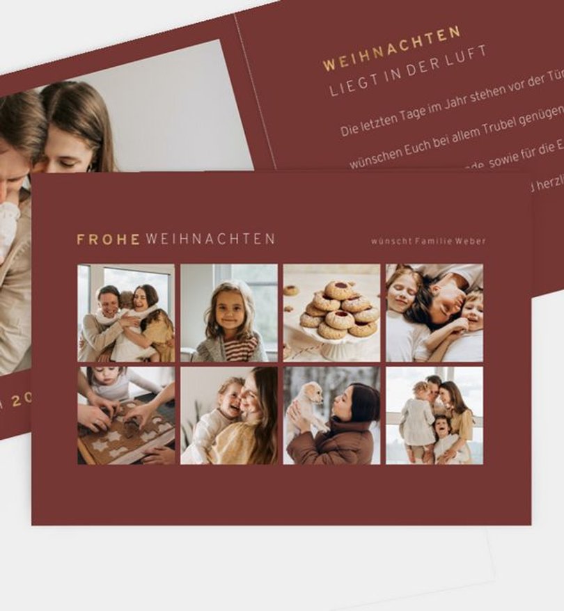 Weihnachtskarte Weihnachten/Privat A festive time