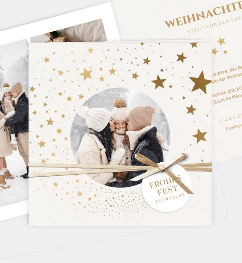 Weihnachtskarte Weihnachten/Privat Sternschweif