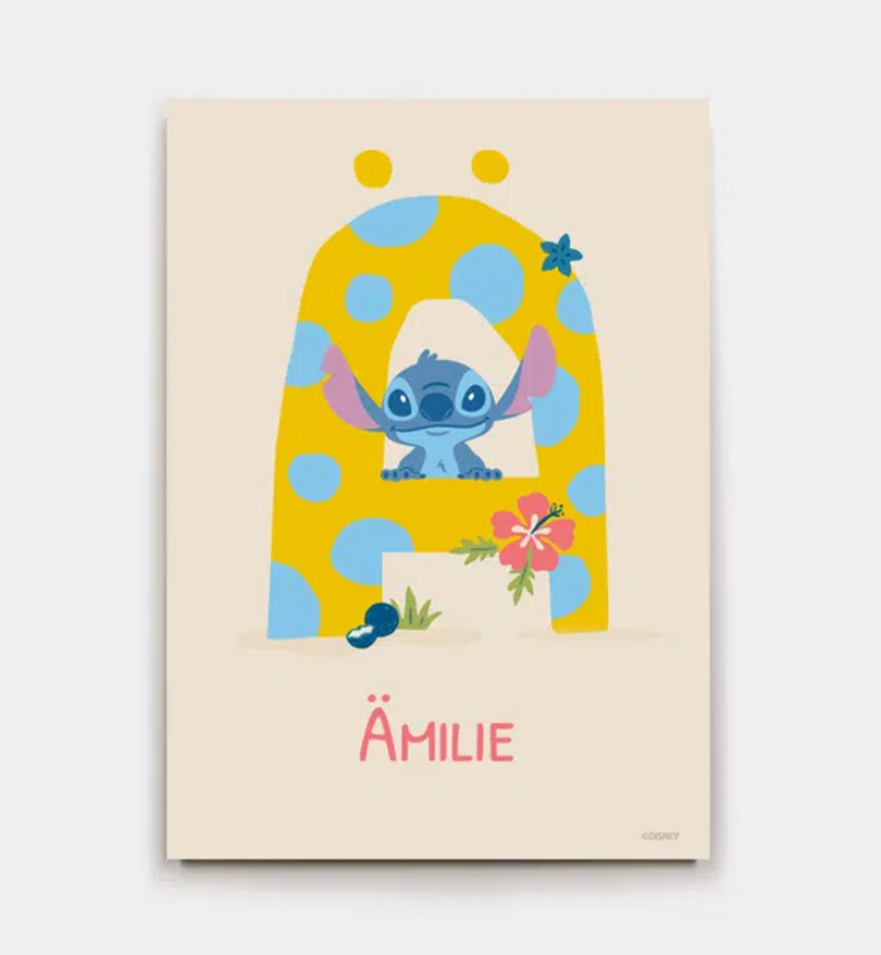 Stitch · Buchstabe Ä mit Namen