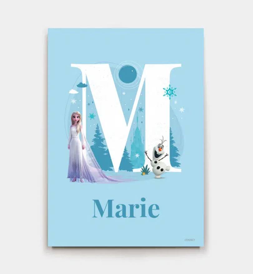 Frozen · Buchstabe M mit Namen