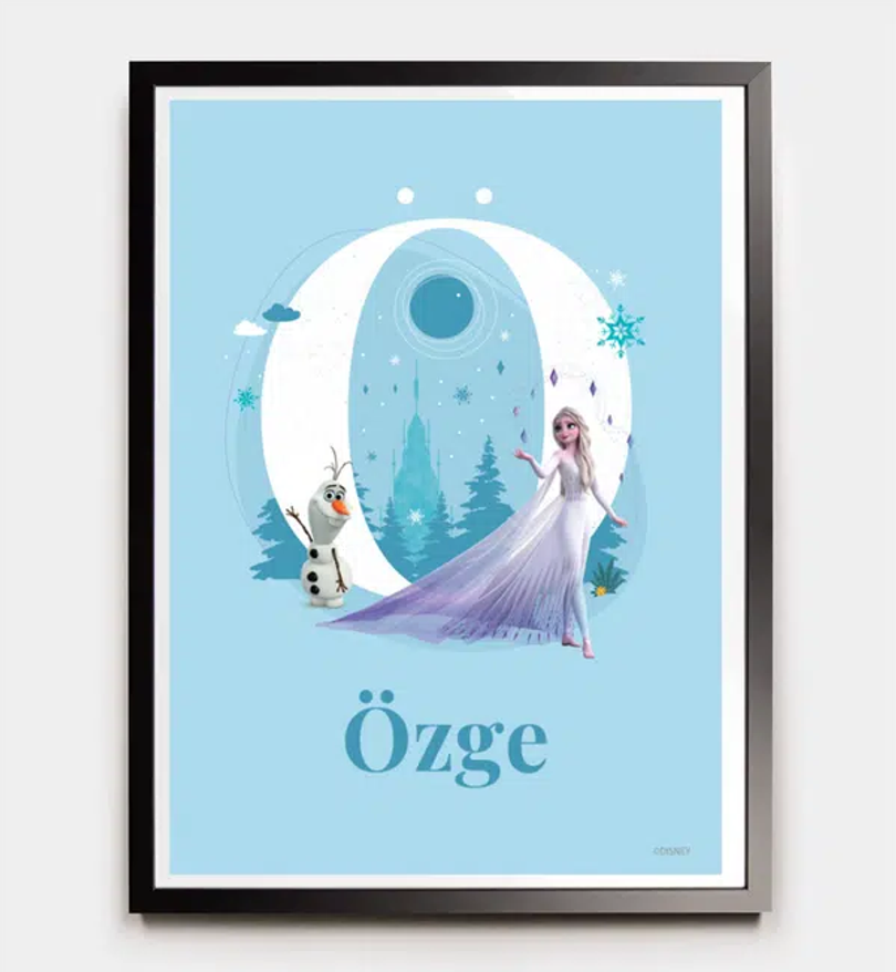 Frozen · Buchstabe Ö mit Namen