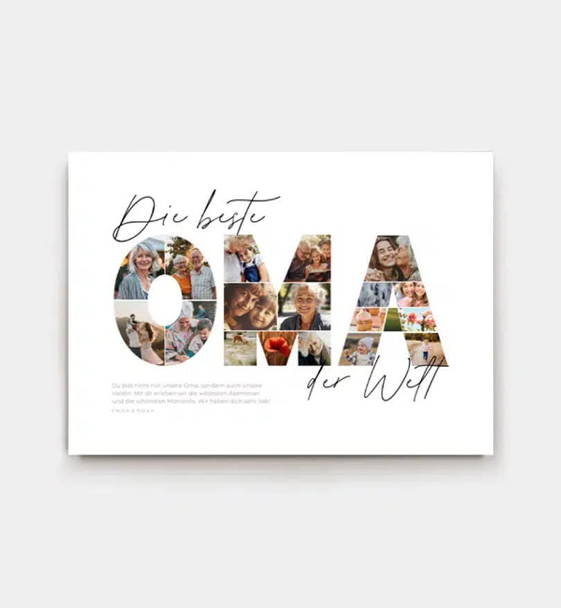 Familiencollage · Oma